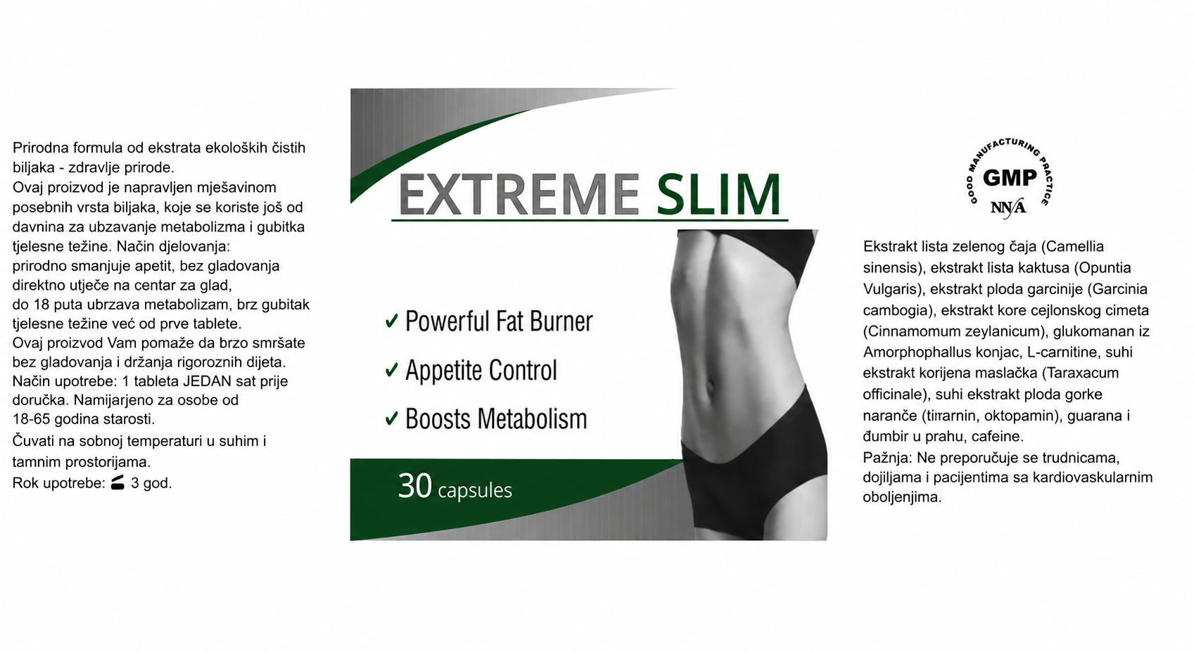 Extreme Slim Zelene Kapsule